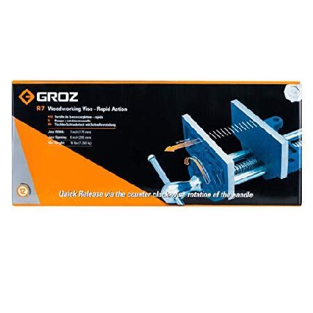 GROZ 7インチ ラピッドアクション 木工バイス | 鋳鉄 | 「トゥイン」機能 (39011)｜wolrd｜04