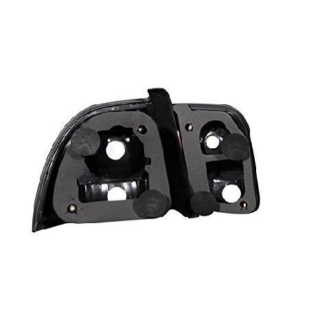 Anzo USA 221039 Honda Accord ブラックテールライトアセンブリ