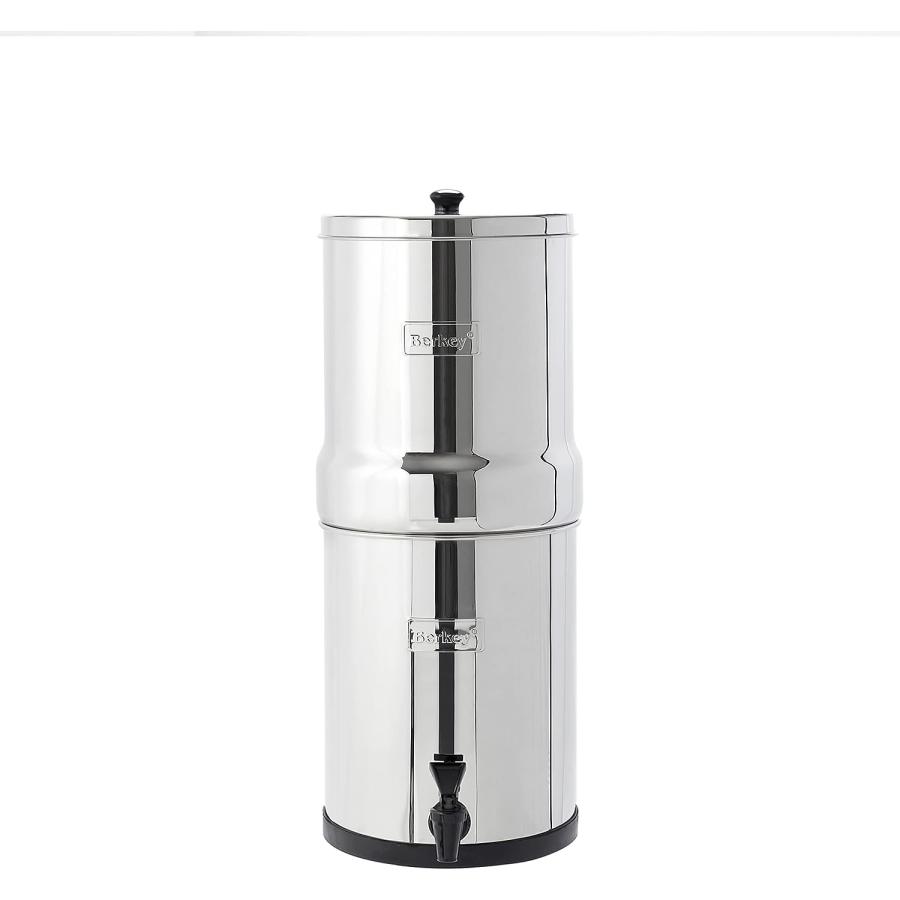 トラベル用 Berkey (バーキー) 大型重力式浄水器 エレメント 2 個付き Amazon.com: Travel Berkey Gravity-Fed Water Filter with 2 Black