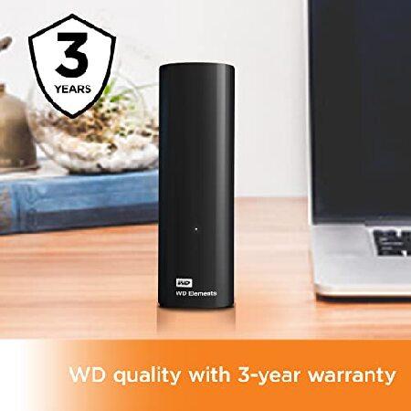 WD 4TB Elements Desktop External Hard Drive, USB 3.0 external hard