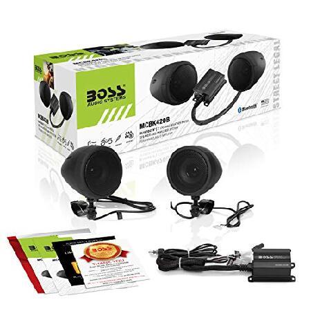 BOSS Audio Systems MCBK420B Motorcycle Bluetooth Speaker System 