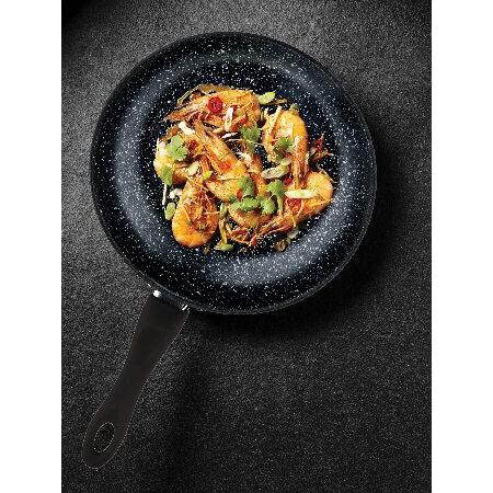 Mepra Frying Pan with Stone-Black, 20 cm 18/10 Stainless Steel