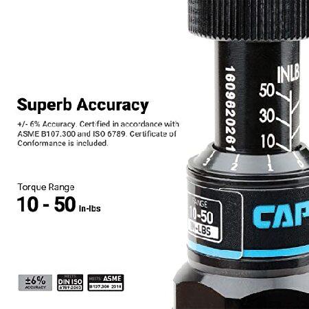 通販の特価 Capri Tools(カプリツールズ) CP21075 プレセット型トルクドライバ 10~50 in.lb