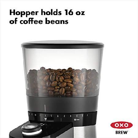 OXO ON コーヒーグラインダー 電動式 バリスタブレイン スケール付き 国内仕様 8710200｜wolrd｜02