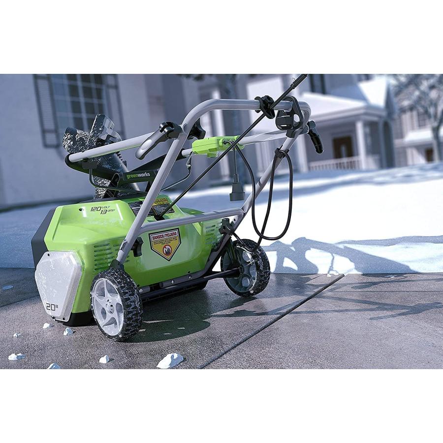 電動除雪機 グリーンワークス 2600502 13 Amp 20インチ Corded 電動除雪機 グリーンワークス 2600502 13 Amp 20インチ Corded