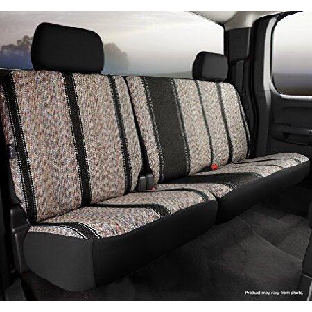 Fia TR42-38 BLACK Custom Fit Rear Seat Cover Split Seat 60/40 - Saddle Blanket, (Black)｜wolrd｜04