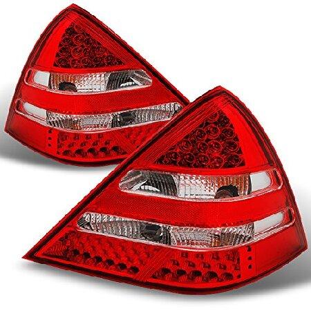 メルセデス・ベンツ R170 SLK クラス レッド クリア リア LED テール 