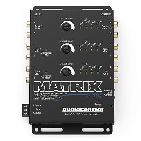 AudioControl Matrix Plus ブラック 6チャンネルラインドライバー