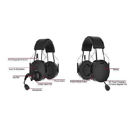 Sena Tufftalk-01 Black Earmuff Bluetooth Communication and