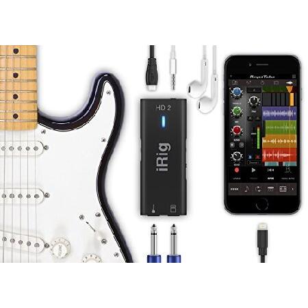 IK Multimedia IRIG HD 2 iphone、iPadとMac用のデジタルギター