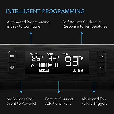 (未使用･未開封品)　AC Infinity AIRCOM T9 静音 冷却 ファン システム 17インチ 受信機 アンプ DVR AV機器 キャビネット 機材 コンポーネント qdkdu57 Amazon.co.jp: AC Infinity AIRCOM T9 静音 冷却 ファン