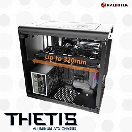 RAIJINTEK ミドルタワー PCケース ATX対応 RAIJINTEK ミドルタワー PCケース ATX対応 アルミニウム THETIS SILVER