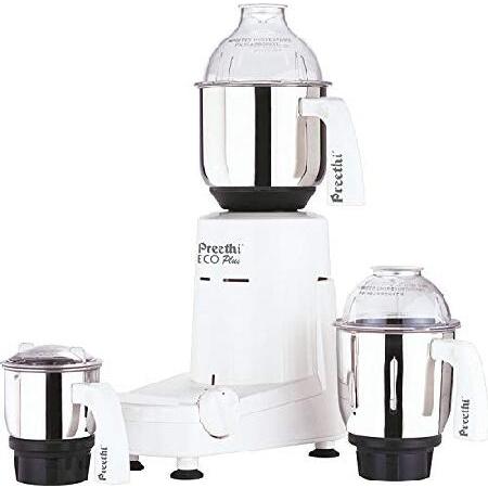 キッチン家電 Preethi 110V Eco Plus Mixer Grinder 3Jar Preethi Eco Plus Mixer Grinder 110 Volts - Free Service Kit