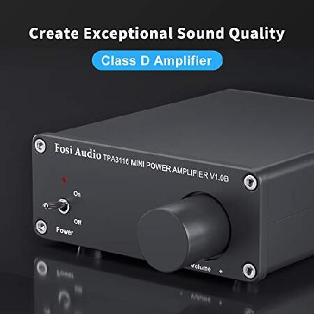 Fosi Audio TPA3116 パワーアンプセット＋soundcore2 Fosi Audio V1.0B 2チャンネルパワーアンプ 50Wx2 ステレオ