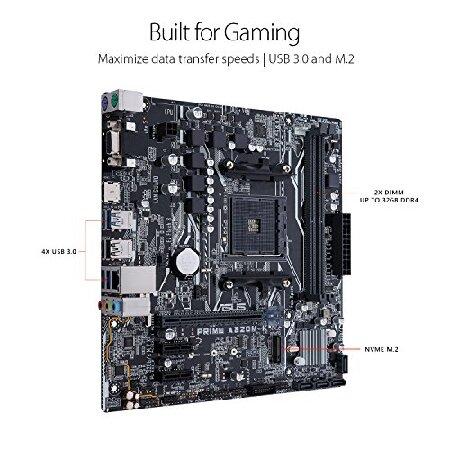 ASUS AMD A320搭載 マザーボード Socket AM4対応 PRIME A320M-K【microATX】 