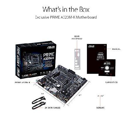 ASUS AMD A320搭載 マザーボード Socket AM4対応 PRIME A320M-K【microATX】 