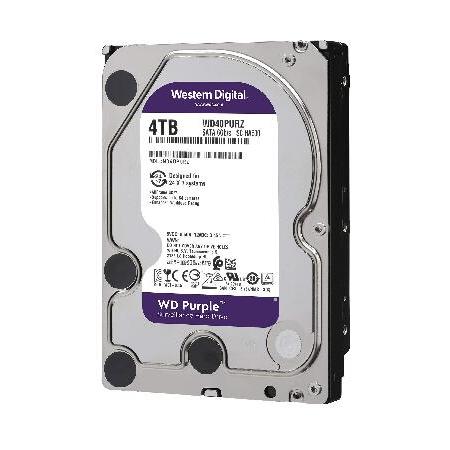 Western Digital WD40PURZ（3.5インチ HDD 4TB） Western Digital HDD 4TB WD Purple 監視システム 3.5インチ 内蔵HDD