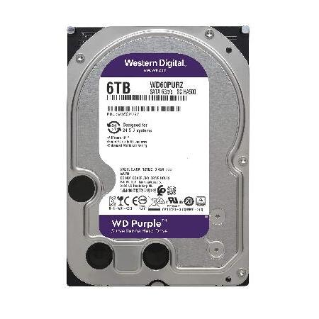 WD Purple 6TB WD60PURZ 内蔵型ハードディスクドライブ Western Digital HDD 6TB WD Purple 監視システム 3.5インチ