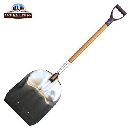 FOREST　HILL　Manufacturing　Straight　Heavy　Scoop　Super　Thick　Duty　Edge　Shovel　(.125　Aluminum　Tuff　Aluminum,　52-Inch)