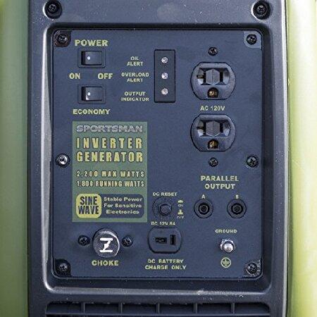 Buffalo Tools GEN2000I 2000 Watt Inverter Generator, Green, 22" x 14" x 18"｜wolrd｜04