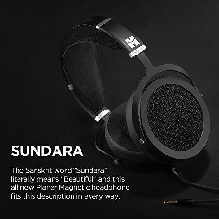 HIFIMAN Sundara 有線ヘッドホン ブラック 平面駆動ヘッドホン SUNDARA [オーバーヘッド型] HIFIMAN｜ハイファイ