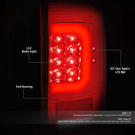 売れ筋がひ贈り物 DNA MOTORING TL-F15097-LED-3D-RD-G2 LED 3D Tail Light Assembly Driver ＆ Passenger Side [Compatible with 99-07 Ford F250 F350 F450 F550 / 97-03 F150 ]