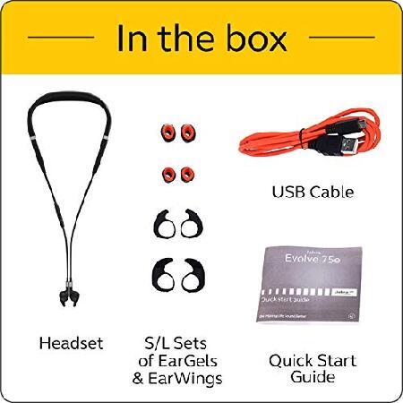 Jabra Evolve 75e MS Bluetooth ワイヤレス インイヤー式 S 7099-823-309 