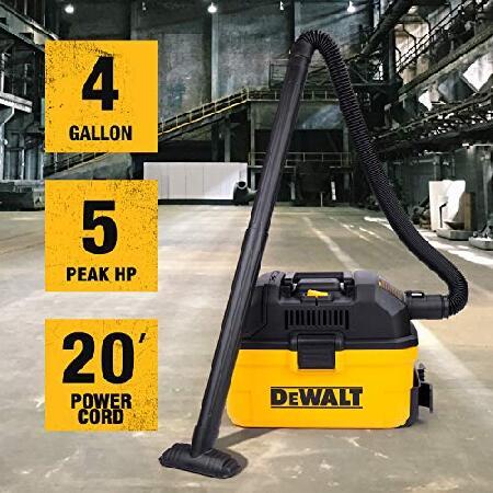 DEWALT DXV04T Portable 4 gallon Wet/Dry Vaccum, Yellow : World