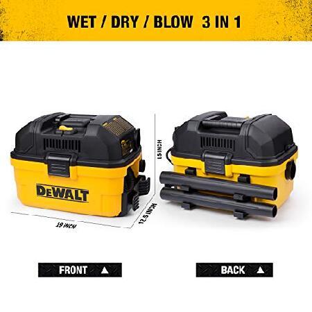 DEWALT DXV04T Portable 4 gallon Wet/Dry Vaccum, Yellow : World
