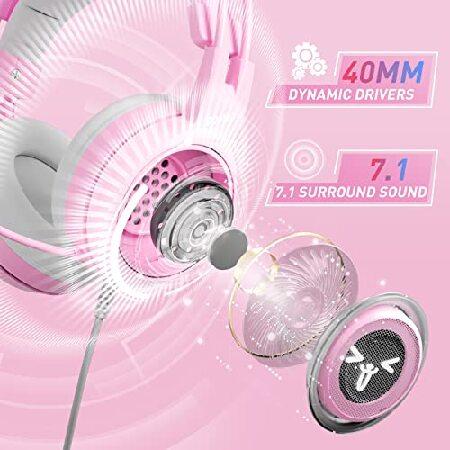 SOMIC G951-PINK ゲーミングヘッドセット ヘッドセット 可愛い SOMIC G951-PINK ゲーミングヘッドセット ヘッドセット 可愛い