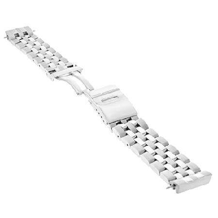 時計バンドステンレススチールブレスレットfor Breitling Crosswind 20