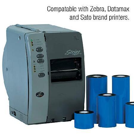 2022 Datamax Thermal Transfer Ribbons, Wax Resin, 3.00' x 1181', Black ...