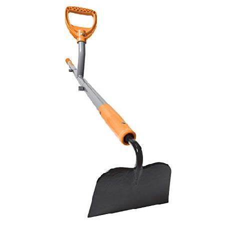 ERGIESHOVEL　ERG-GHOE625　Steel　Shank　12　54-Inch　Gauge,　Garden　6.25　Resistant　Impact　Second　Hoe　w　Pattern　Shaft,　Blade,　Ergonomic　Patented　w　Handle,　in