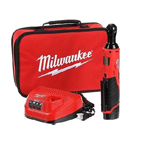 Milwaukee 2457-21 3/8-in Cordless M12 Lithium-Ion Ratchet Kit (Ratchet Kit  w/Tool Bag) : b07hsx1ttk : World Importer - 通販 - Yahoo!ショッピング