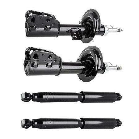TRQ Rear Shock Absorber Set For 1996-2004 Acura RL - 2-Piece Replacement Kit