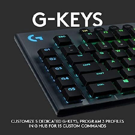 Logitech G G815 RGB Mechanical Gaming Keyboard (Tactile) : World