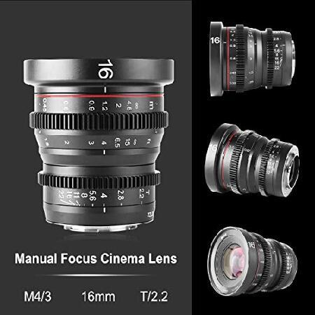 Meike MK 16mm T2.2 Large Aperture Manual Focus Prime Low Meike MK 16mm T2.2 Large Aperture Manual Focus Prime Low