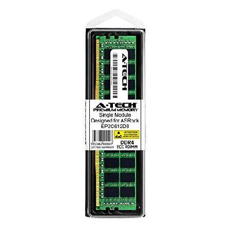 【新品 未使用 日本製】 A-Tech 32GB Module for ASRock EP2C612D8 - DDR4 PC4-21300 2666Mhz ECC Registered RDIMM 2rx4 - Server Memory Ram (AT395742SRV-X1R11) 【CEG6039757605】(22000円)