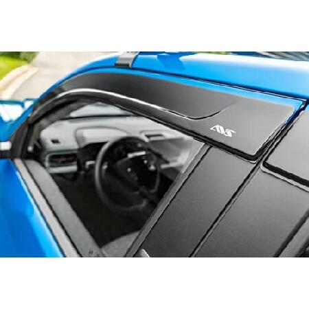 日本の職人技 Auto Ventshade [AVS] Low Profile Ventvisor | Smoke， 6 pc | 896081 | Fits 2019 - 2022 Chevy Blazer