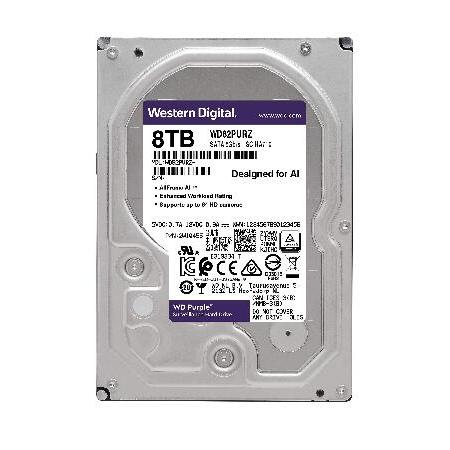 Western Digital HDD 8TB WD Purple 監視システム 3.5インチ 内蔵HDD