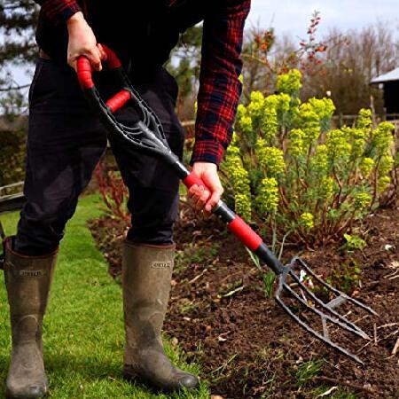 Roamwild　Multi-Digger　Garden　Digging　Gardening　Fork　Fibreglass　Light　Dual　Grip　Lump　Soil　Soft　Weight　Cut　Technology　Spading　Light　＆　Unique　with　AIR