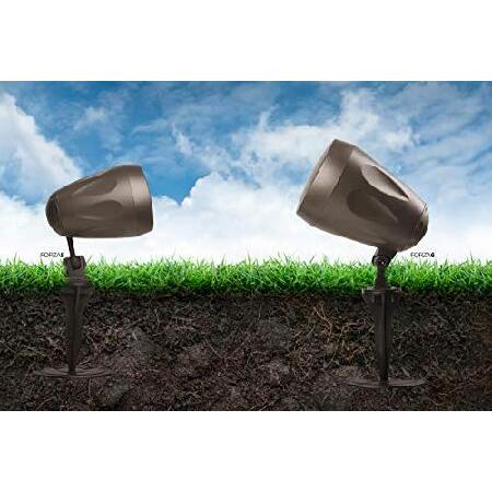 直営店にて発売致します OSD Forza 6.5 Landscape In Ground/Mountable 80W Speaker， Commercial 70V Tap， Outdoor Weather Resistant， Bronze (Single)
