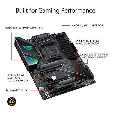 ASUS AMD AM4対応 マザーボード ROG STRIX X570-F GAMING ATX : World