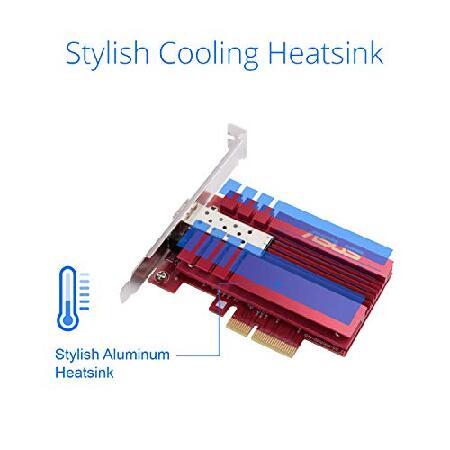 Asus 10Gbps ギガビットイーサネット PCI Express ネットワーク 