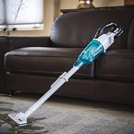 Makita XLC03R1WX4 18V LXT Lithium-Ion Compact Brushless Cordless Vacuum Kit, Trigger W/Lock (2.0Ah), White｜wolrd｜06