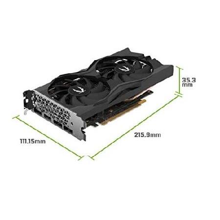 ZOTAC Gaming GeForce GTX 1660 6GB GDDR5 192-bit Gaming Graphics Card, Super Compact, Zt-T16600K-10M｜wolrd｜06