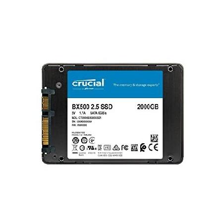 Crucial クルーシャル SSD 2TB(2000GB) BX500 SATA 内蔵2.5インチ 7mm CT2000BX500SSD1｜wolrd｜04