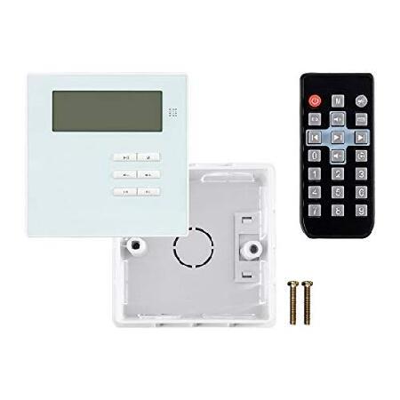 Wall Mount Music Amplifier, 40 Watts with Bluetooth 2.1, Line Level Aux, microSD Slot, FM Radio, and Wireless IR Remote - 【インレイ】 Commercial Audio,