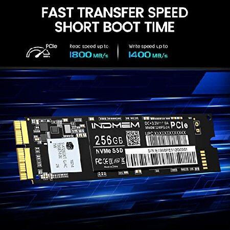 INDMEM NVMe PCIe SSD 256GB 3D TLC NAND フラッシュハードドライブ