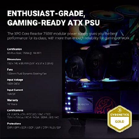 XPG Core Reactor コアリアクター 750W PC電源ユニット [ 80PLUS GOLD